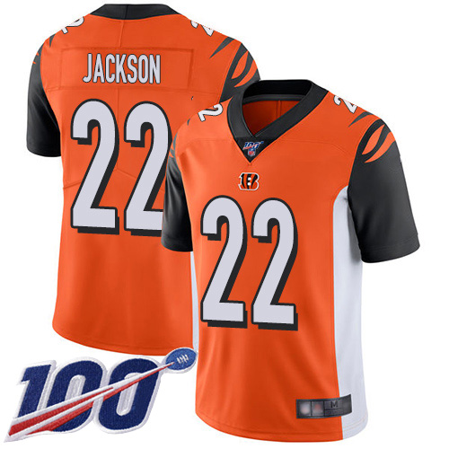 Cincinnati Bengals Limited Orange Men William Jackson Alternate Jersey NFL Footballl #22 100th Season Vapor Untouchable->cincinnati bengals->NFL Jersey